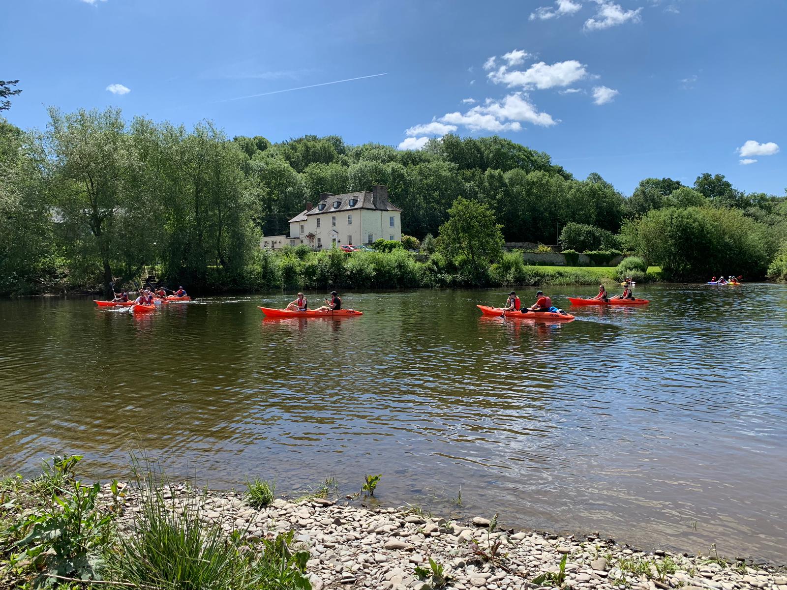 Canoe Hire in Glasbury River Wye Bunkhouse From only £25 pp